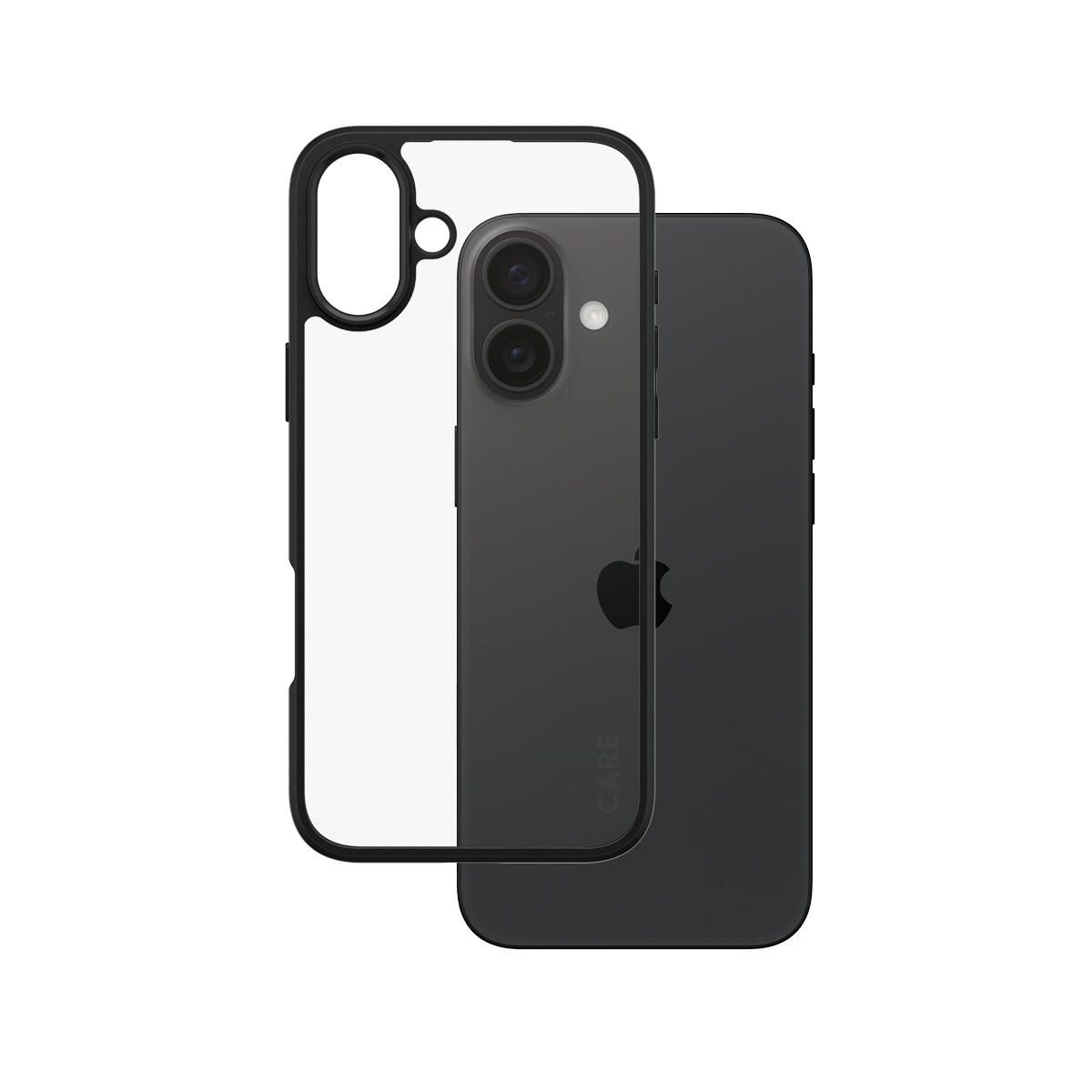 CARE by PanzerGlass® Flagship Case Transparent Urban Combat Schwarz Rahmen für iPhone 16 Plus CARE by PanzerGlass® Flagship Case Transparent Urban Combat Schwarz Rahmen für iPhone 16 Plus